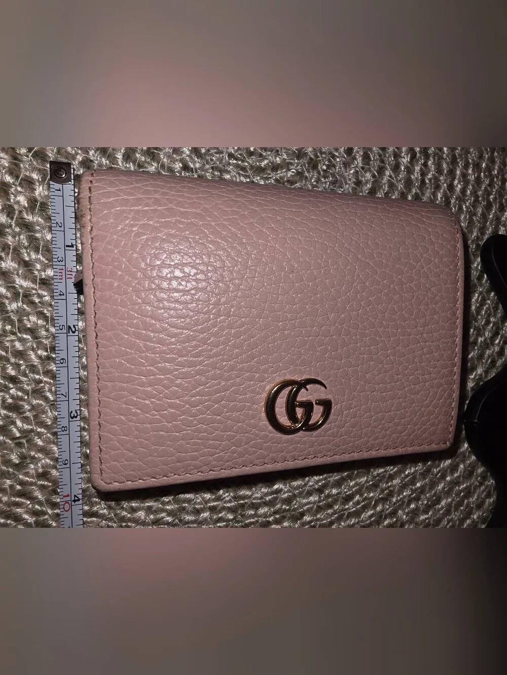 🌸✨ Authentic Gucci GG Marmont Card Case Wallet – Blush Pink Leather ✨🌸 - Picture 13 of 17